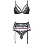 LIVCO CORSETTI FASHION – SNEHANA LC 90443 BRA + GARTER BELT + PANTY BLACK S/M Corset Lingerie | SEX Shop Ireland 13