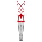 LIVCO CORSETTI FASHION – THIARA LC 20213 SET BODY + STOCKINGS RED S/M Bodystocking | SEX Shop Ireland 17
