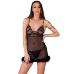LIVCO CORSETTI FASHION – ZERUNAM SET BABYDOLL + BLACK THONG S/M Babydoll Lingerie | SEX Shop Ireland 9