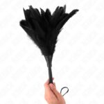 KINK – BLACK MAIDS HORN SHAPED TICKLE CHICKEN FEATHERS 36 CM BDSM Whips & Paddles | SEX Shop Ireland 11