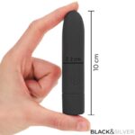 BLACK & SILVER – GERI USB RECHARGEABLE VIBRATING BULLET 8 VIBRATIONS BLACK 10 X 2.2 CM Bullet Vibrators | SEX Shop Ireland 15