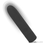 BLACK & SILVER – GERI USB RECHARGEABLE VIBRATING BULLET 8 VIBRATIONS BLACK 10 X 2.2 CM Bullet Vibrators | SEX Shop Ireland 17