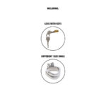 HIDDEN DESIRE – EXTREME CHASTITY COCK CAGE METAL Accessories for the penis | SEX Shop Ireland 12