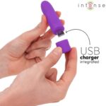 INTENSE – SYMONE USB RECHARGEABLE VIBRATING BULLET 8 VIBRATIONS PURPLE 10 X 2.2 CM Bullet Vibrators | SEX Shop Ireland 17