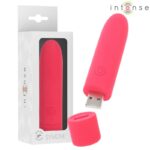 INTENSE – SYMONE USB RECHARGEABLE VIBRATING BULLET 8 VIBRATIONS RED 10 X 2.2 CM Bullet Vibrators | SEX Shop Ireland 12