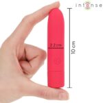 INTENSE – SYMONE USB RECHARGEABLE VIBRATING BULLET 8 VIBRATIONS RED 10 X 2.2 CM Bullet Vibrators | SEX Shop Ireland 16