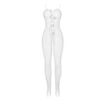 SUBBLIME – 951740 BODYSTOCKING WHITE FISHNET CROTCHLESS WITH BOWS ONE SIZE Crotchless bodysuits | SEX Shop Ireland 17