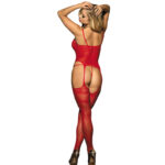 SUBBLIME – 951764 RED FISHNET DRESS ONE SIZE Bodystocking | SEX Shop Ireland 12
