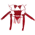 SUBBLIME – 952181 FISHNET BODYSTOCKING WITH GLOVES AND DIAMONDS RED ONE SIZE Bodystocking | SEX Shop Ireland 20