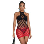 SUBBLIME – 952242 RED AND BLACK DEGRADED ELASTIC FISHNET BODYSTOCKING ONE SIZE Bodystocking | SEX Shop Ireland 18
