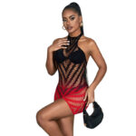 SUBBLIME – 952242 RED AND BLACK DEGRADED ELASTIC FISHNET BODYSTOCKING ONE SIZE Bodystocking | SEX Shop Ireland 19