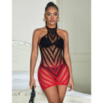 SUBBLIME – 952242 RED AND BLACK DEGRADED ELASTIC FISHNET BODYSTOCKING ONE SIZE Bodystocking | SEX Shop Ireland 23