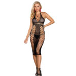 SUBBLIME – 952310 LONG BLACK FISHNET BABYDOLL ONE SIZE Bodystocking | SEX Shop Ireland 10