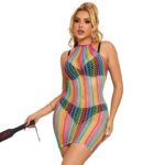 SUBBLIME – 952341 RAINBOW FISHNET BODYSTOCKING ONE SIZE Bodystocking | SEX Shop Ireland 18