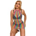 SUBBLIME – 952341 RAINBOW FISHNET BODYSTOCKING ONE SIZE Bodystocking | SEX Shop Ireland 20