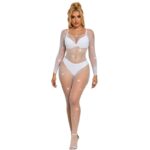 SUBBLIME – 952396 FISHNET BODYSTOCKING WITH DIAMONDS LONG SLEEVE WHITE ONE SIZE Bodystocking | SEX Shop Ireland 10