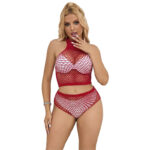 SUBBLIME – 952402 BODYSTOCKING FISHNET SET WITH PINK DIAMONDS ONE SIZE Bodystocking | SEX Shop Ireland 16