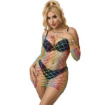 SUBBLIME – 952426 RAINBOW LONG SLEEVE FISHNET BODYSTOCKING ONE SIZE Bodystocking | SEX Shop Ireland 19