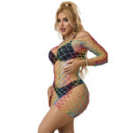 SUBBLIME – 952426 RAINBOW LONG SLEEVE FISHNET BODYSTOCKING ONE SIZE Bodystocking | SEX Shop Ireland 20