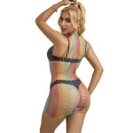 SUBBLIME – 952433 RAINBOW HIGH NECK SLEEVELESS FISHNET BODYSTOCKING ONE SIZE Bodystocking | SEX Shop Ireland 17