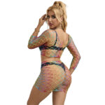 SUBBLIME – 952440 2-PIECE FISHNET BODYSTOCKING LONG SLEEVE RAINBOW ONE SIZE Bodystocking | SEX Shop Ireland 17