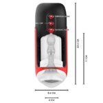 JAMYJOB – BLAZE AUTOMATIC MOUTH MASTURBATOR 5 SUCTION AND VIBRATION MODES Accessories for the penis | SEX Shop Ireland 13