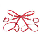 SUBBLIME – 953706 HANDCUFFS WITH BONDAGE BELT RED ONE SIZE Fashion & Lingerie | SEX Shop Ireland 19