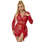 SUBBLIME – 953775 LACE NIGHTGOWN + THONG RED S/M Babydoll Lingerie | SEX Shop Ireland 17