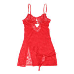 SUBBLIME – 954208 LACE BABYDOLL WITH ADJUSTABLE STRAPS RED S/M Babydoll Lingerie | SEX Shop Ireland 18
