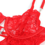 SUBBLIME – 954208 LACE BABYDOLL WITH ADJUSTABLE STRAPS RED S/M Babydoll Lingerie | SEX Shop Ireland 19