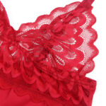 SUBBLIME – SATIN BABYDOLL WITH LACE RED S/M Babydoll Lingerie | SEX Shop Ireland 27