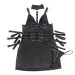SUBBLIME – 954406 LEATHER BONDAGE DRESS BLACK S/M Bodystocking | SEX Shop Ireland 23