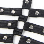 SUBBLIME – 954406 LEATHER BONDAGE DRESS BLACK S/M Bodystocking | SEX Shop Ireland 24