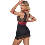 SUBBLIME – 954437 LACE BONDAGE DRESS BLACK L/XL Bodystocking | SEX Shop Ireland 21