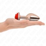 KINK – PINK GOLD ANAL PLUG WITH RED ROSE L Butt Plugs | SEX Shop Ireland 11