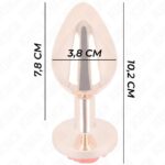 KINK – PINK GOLD ANAL PLUG WITH RED ROSE L Butt Plugs | SEX Shop Ireland 12