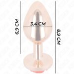 KINK – PINK GOLD ANAL PLUG WITH RED ROSE M Butt Plugs | SEX Shop Ireland 12