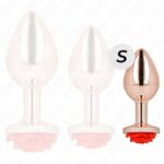 KINK – PINK GOLD ANAL PLUG WITH RED ROSE S Butt Plugs | SEX Shop Ireland 11