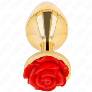 KINK –  PLUG ANAL GOLD ROSE RED SIZE L Butt Plugs | SEX Shop Ireland 3