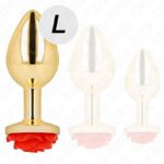 KINK –  PLUG ANAL GOLD ROSE RED SIZE L Butt Plugs | SEX Shop Ireland 9