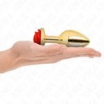 KINK –  PLUG ANAL GOLD ROSE RED SIZE L Butt Plugs | SEX Shop Ireland 11