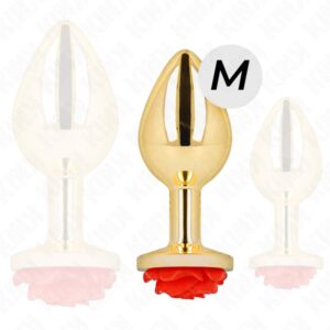 KINK –  PLUG ANAL GOLD ROSE RED SIZE M Butt Plugs | SEX Shop Ireland 3