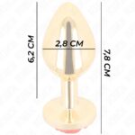 KINK –  PLUG ANAL GOLD ROSE RED SIZE S Butt Plugs | SEX Shop Ireland 12