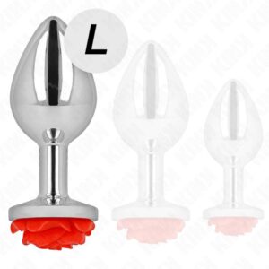 KINK – PLUG ANAL ROSE RED SIZE L Butt Plugs | SEX Shop Ireland 3