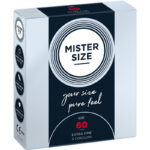 MISTER SIZE – CONDOM SIZE XL 60 MM (3 UNITS) All Condom Box Sizes | SEX Shop Ireland 7