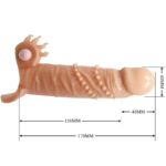PRETTY LOVE – CONNOR PENIS SLEEVE + CLITORIS STIMULATOR FLESH Penis Extenders & Sleeves | SEX Shop Ireland 16