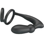 PRETTY LOVE – EMONI PENIS RING + ANAL PLUG 12 VIBRATIONS BLACK Cock Rings | SEX Shop Ireland 14