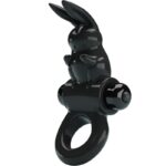 PRETTY LOVE – EXCITING RING RABBIT VIBRATOR RING 10 VIBRATIONS BLACK Cock Rings | SEX Shop Ireland 10
