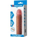 PRETTY LOVE – NILE PENIS SLEEVE WITH 2.5 CM EXTENSION MULATTO Penis Extenders & Sleeves | SEX Shop Ireland 17