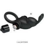 PRETTY LOVE – VIBRATING RING + RABBIT CLITORIS STIMULATOR 10 VIBRATIONS BLACK Cock Rings | SEX Shop Ireland 14